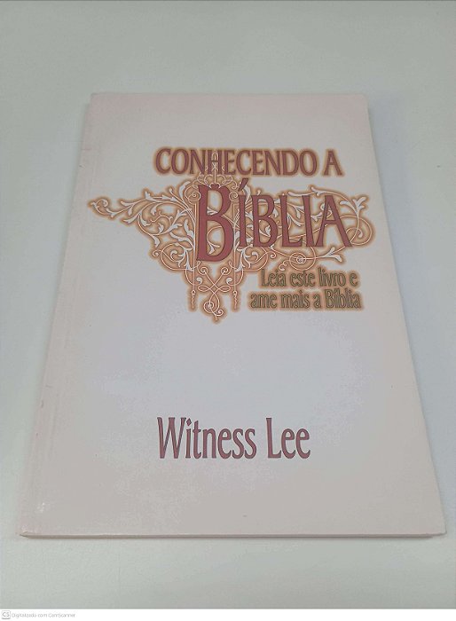 Livro Conhecendo a Biblia Autor Lee, Witness (1997) [usado]