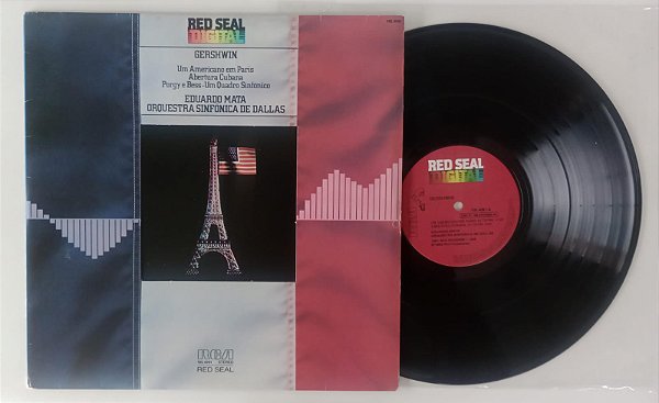 Disco de Vinil Gershwin - um Americano em Paris Interprete Eduardo Mata (1982) [usado]