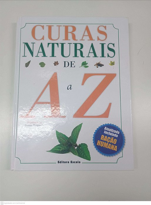 Livro Curas Naturais de a a Z Autor Margareth, Jeanne (organizadora) (2010) [usado]