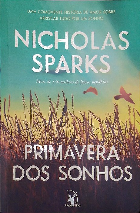 Livro Primavera dos Sonhos Autor Sparks, Nicholas (2022) [seminovo]