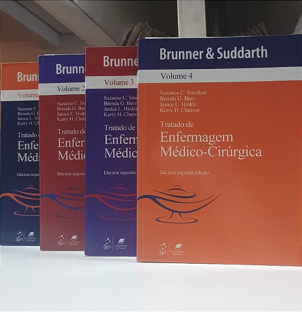 Livro Tratado de Enfermagem Médico-cirúrgica - 4 Volumes Autor Brunner e Suddarth (2012) [usado]