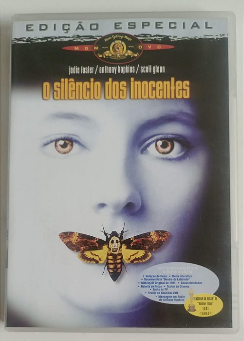 Dvd o Silêncio dos Inocentes Editora (2001) [seminovo]