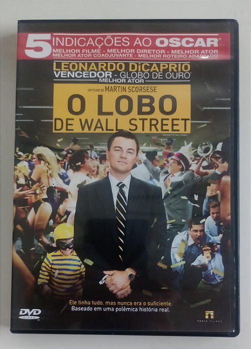 Dvd o Lobo de Wall Street Editora (2013) [usado]
