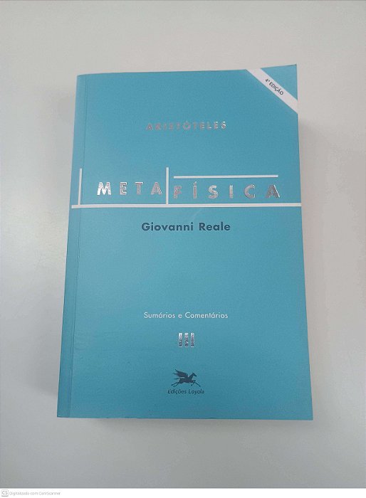 Livro Metafisica de Aristoteles Vol 3 - Sumario e Comentarios Autor Reale, Giovani (2014) [usado]