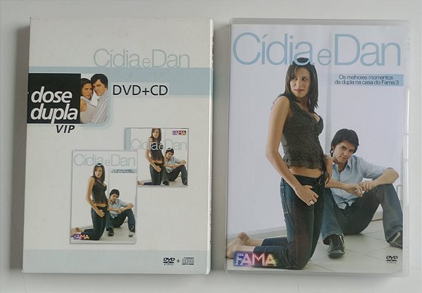 Dvd Cídia e Dan - Dose Dupla (cd e Dvd) Editora (2006) [usado]