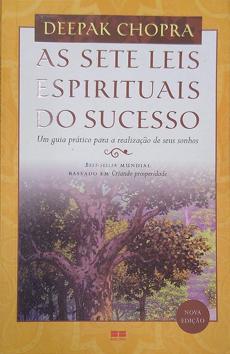 Livro as Sete Leis Espirituais do Sucesso Autor Chopra, Deepak (2018) [usado]