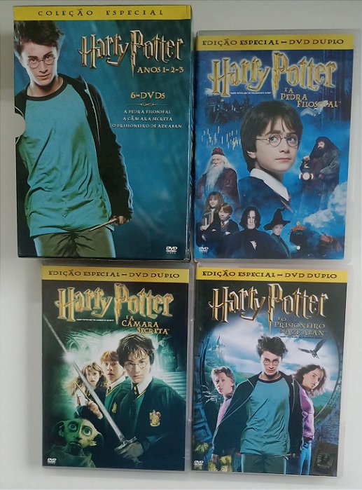 Dvd Harry Potter 1-3 Box Coleção Editora (2004) [usado]