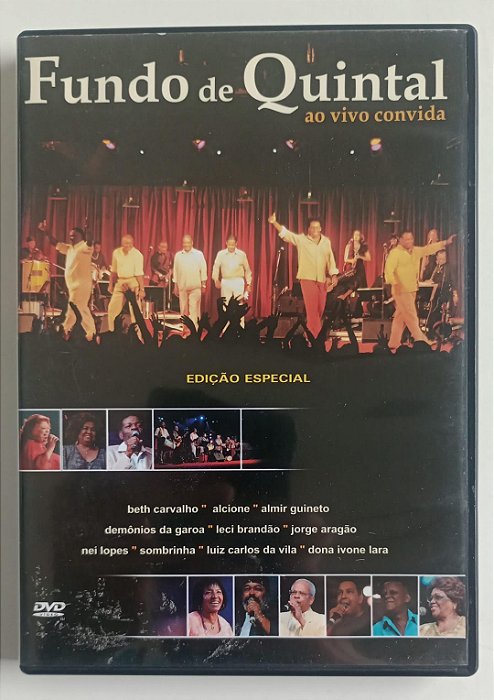 Dvd Fundo de Quintal - ao Vivo Convida Editora (2004) [usado]