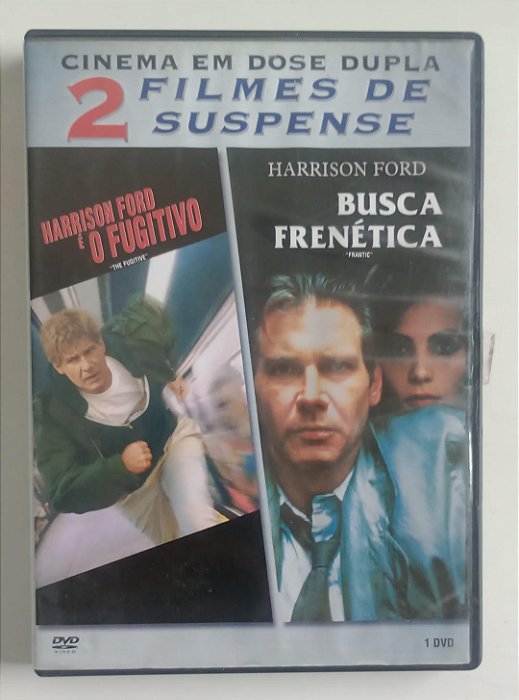 Dvd o Fugitivo / Busca Frenética Editora (2007) [seminovo]