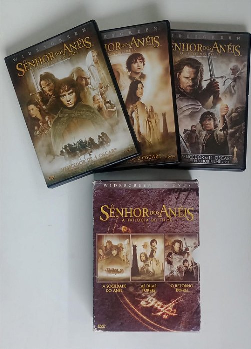 Dvd o Senhor dos Anéis - Trilogia 6 Dvds Editora (2009) [usado]