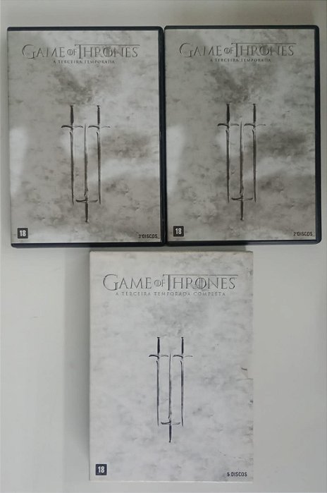 Dvd Game Of Thrones - 3ª Temporada Completa Editora (2014) [seminovo]