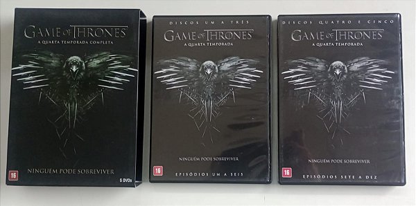 Dvd Game Of Thrones - 4 Temporada Completa Editora (2015) [usado]