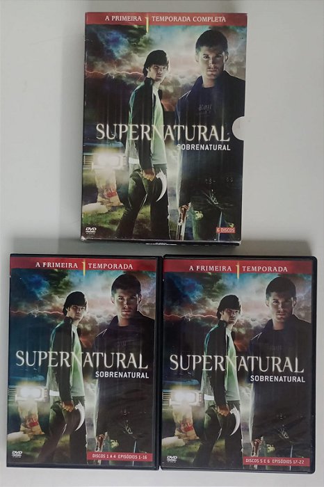 Dvd Supernatural - 1ª Temporada Editora (2009) [usado]