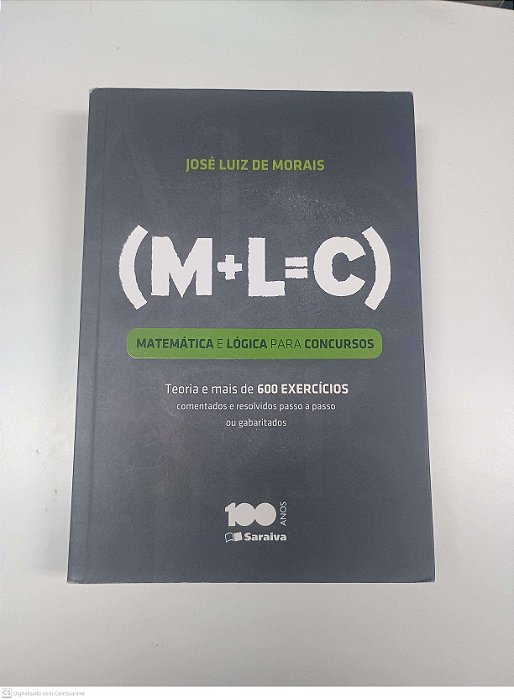 Livro Matematica e Lógica para Concursos Autor Morais, José Luiz de (2012) [usado]