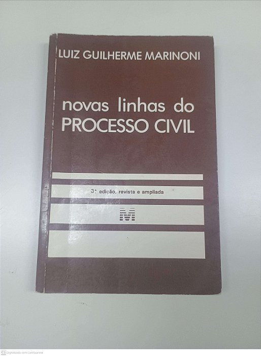 Livro Novas Linhas do Processo Civil Autor Marinoni, Luiz Guilherme (1996) [usado]