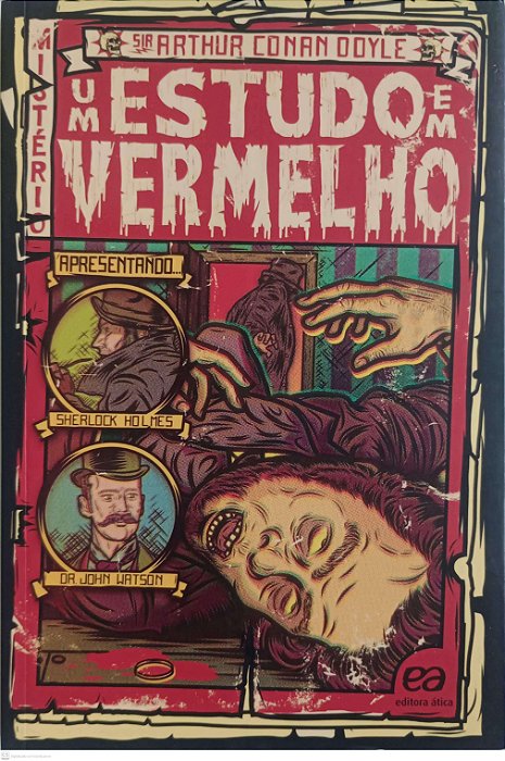 Livro um Estudo em Vermelho - Sherlock Holmes Autor Doyle, Arthur Conan (2021) [seminovo]