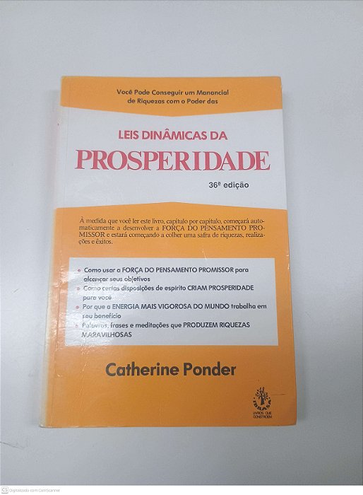 Livro Leis Dinamicas da Prosperidade Autor Ponder, Catherine (2004) [usado]