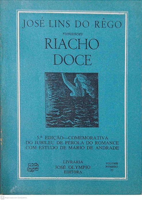 Livro Riacho Doce Autor Rego, José Lins do (1969) [usado]