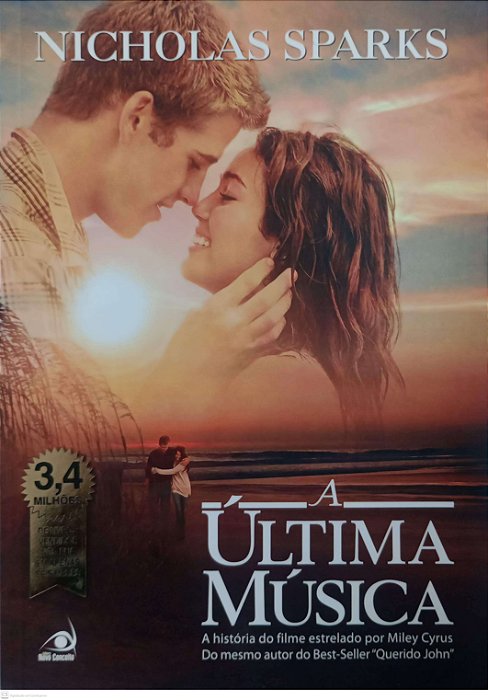 Livro a Última Música Autor Sparks, Nicholas (2010) [seminovo]