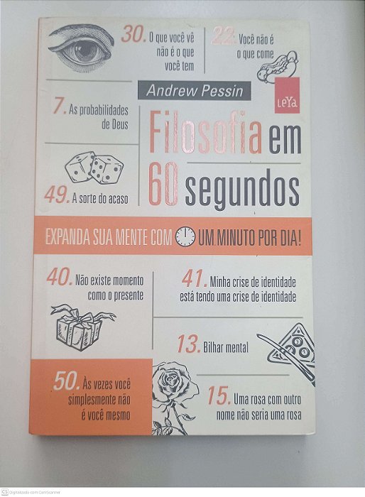 Livro Filosofia em 60 Segundos Autor Andrew Pessin (2012) [usado]