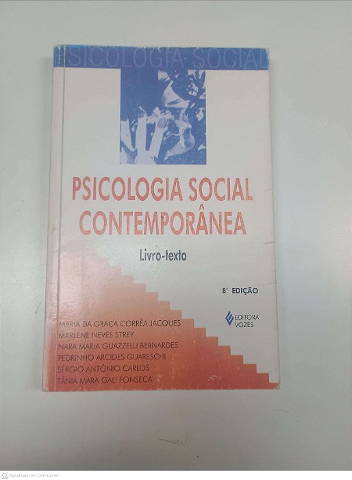 Livro Psicologia Social Contemporânea Autor Jacques, Maria da Graça Corrêa e Outros (2003) [usado]