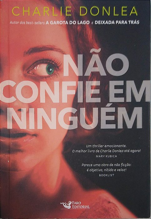 Livro Não Confie em Ninguém Autor Donlea, Charlie (2018) [usado]