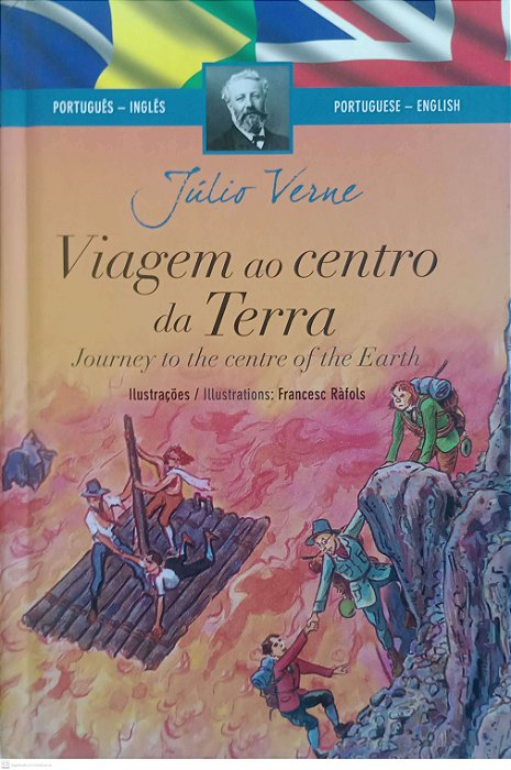 Livro Viagem ao Centro da Terra (inglês - Português) Autor Verne, Júlio (2017) [seminovo]
