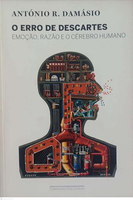 Livro o Erro de Descartes Autor Damásio, António R. (2015) [seminovo]