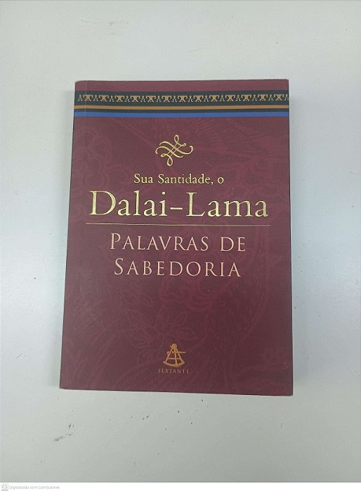 Livro Palavras de Sabedoria Autor Lama, Dalai (2001) [usado]