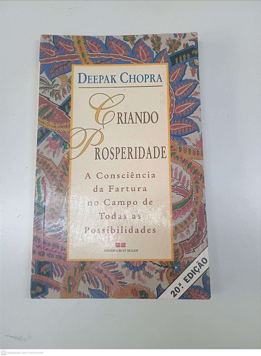 Livro Criando Prosperidade Autor Deepak Chopra (2004) [usado]