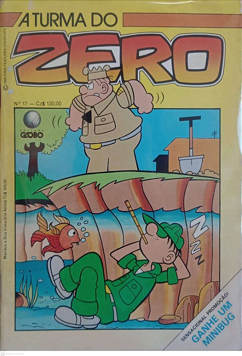 Gibi Zero #17 a Turma do Autor (1987) [usado]
