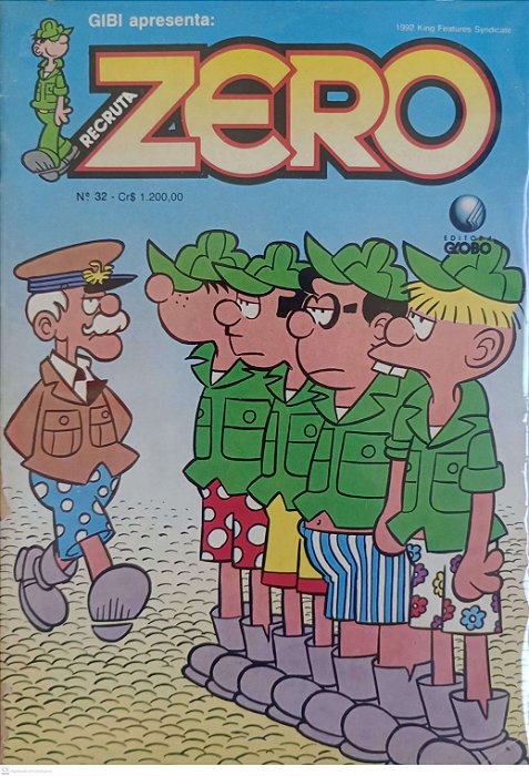 Gibi Recruta Zero #32 Autor (1992) [usado]