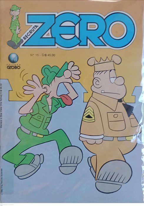 Gibi Recruta Zero #15 Autor (1990) [usado]