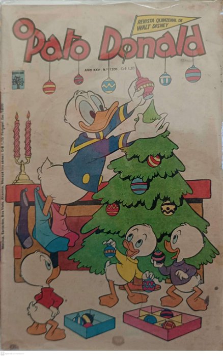 Gibi Pato Donald #1206 Autor (1974) [usado]
