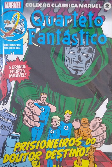 Gibi Coleção Clássica Marvel #2 - Quarteto Fantástico Autor (2021) [usado]