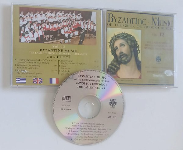 Cd The Lamentations - Música Bizantina 12 Igreja Ortodoxa (bizantine Music) Interprete Coro Bizantino (1995) [seminovo]