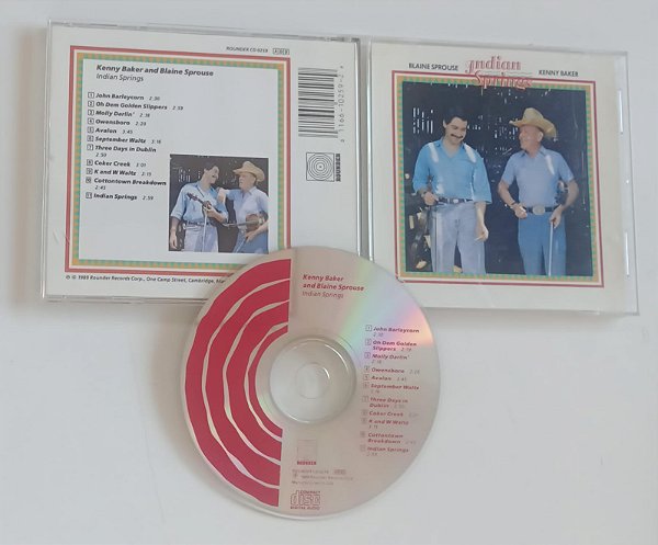 Cd Indian Springs [eua] Interprete Kenny Baker e Blaine Sprouse (1989) [usado]