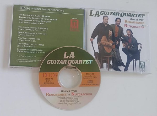 Cd Dances From Renaissance To Nutcracker Interprete L.a. Guitar Quartet (1992) [usado]