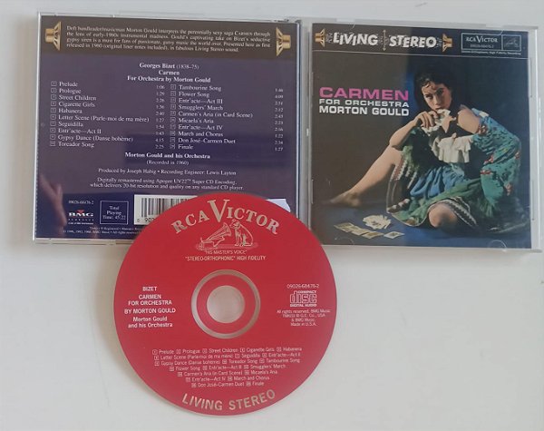 Cd Bizet / Carmen For Orchestra Interprete Morton Gould (1996) [seminovo]
