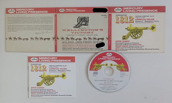 Cd Tchaikovsky 1812 / Beethoven Dorati Interprete Orquestras (1995) [usado]