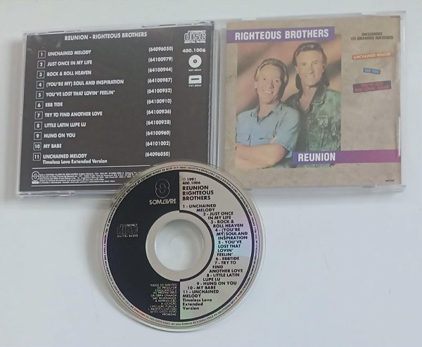 Cd Reunion [coletânea] Interprete Righteous Brothers (1991) [seminovo]