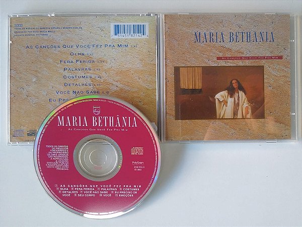 Cd as Canções que Você Fez Pra mim Interprete Maria Bethania (1993) [usado]
