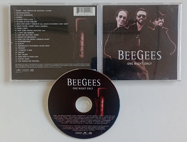 Cd One Night Only [eua] Interprete Bee Gees (1998) [usado]