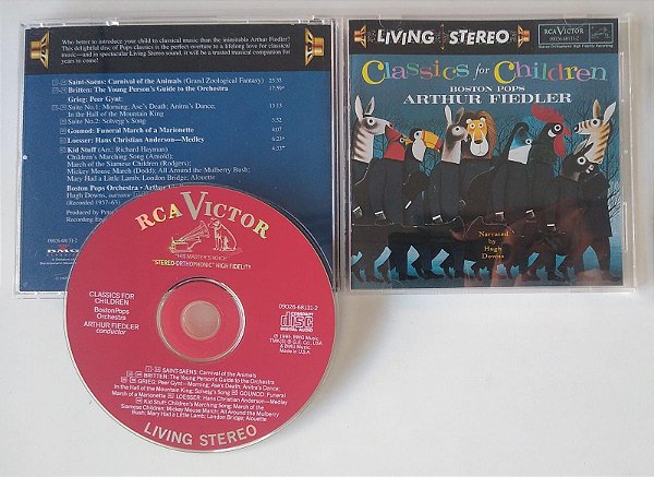 Cd Classics For Children Interprete Boston Pops; Arthur Firdler (1995) [usado]