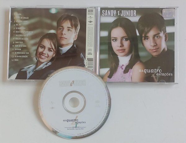 Cd as Quatro Estações Interprete Sandy e Junior (1999) [usado]