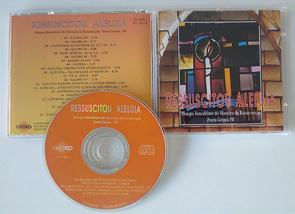 Cd Ressuscitou Aleluia Interprete Monges Beneditinos do Mosteiro da Ressurreição [usado]
