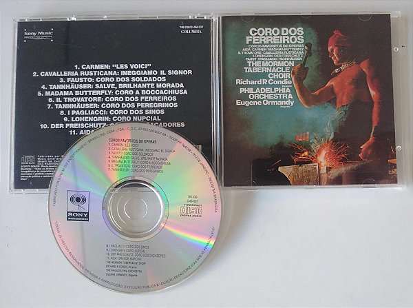 Cd Coros Favoritos de Óperas Interprete Philadelphia Orchestra [usado]