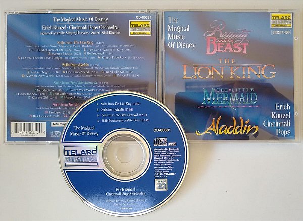 Cd The Magical Music Of Disney [importado] Interprete Erich Kunzel (1994) [usado]
