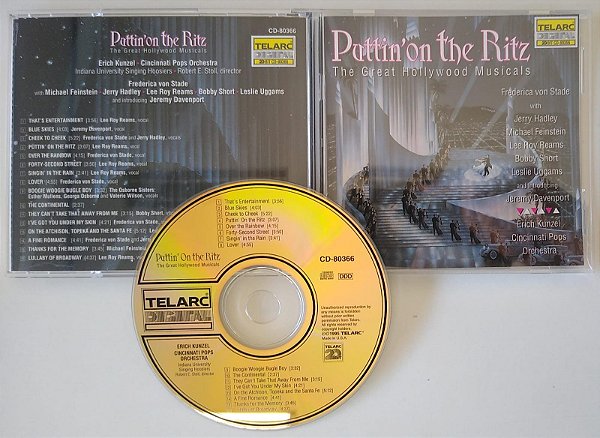 Cd Puttin'' On The Ritz Interprete Erich Kunzel (1995) [usado]