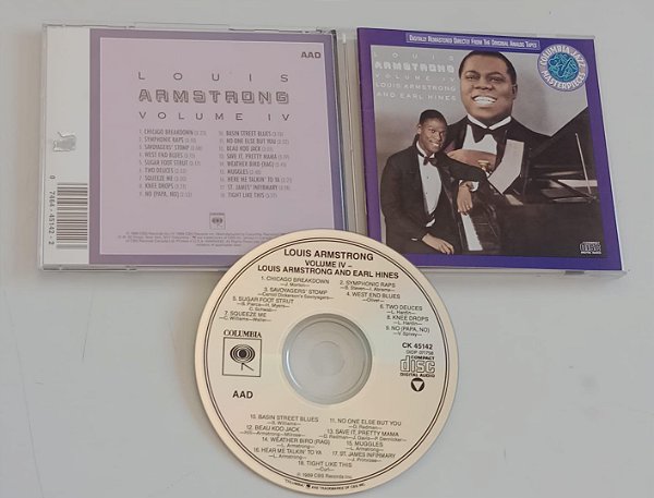 Cd Volume Iv Interprete Louis Armstrong (1989) [seminovo]